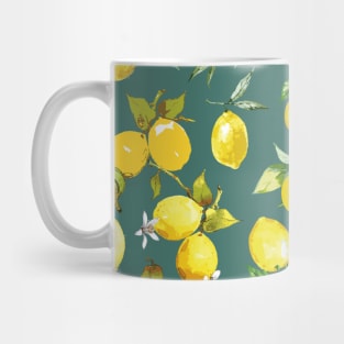 watercolor lemons 12 Mug